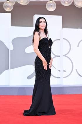 September 7, 2026, Venice, Rome, Italy: Elisabetta Franchi on the red carpet for the film The Stranger at the 83rd Venice International Film Festival, Venice, September 7, 2026. Venice Italy  - ZUMAa289 20260907_zia_a289_350 Copyright: xMariaxLauraxAntonellix xAgfx