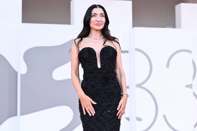 September 7, 2026, Venice, Rome, Italy: Elisabetta Franchi on the red carpet for the film The Stranger at the 83rd Venice International Film Festival, Venice, September 7, 2026. Venice Italy  - ZUMAa289 20260907_zia_a289_351 Copyright: xMariaxLauraxAntonellix xAgfx
