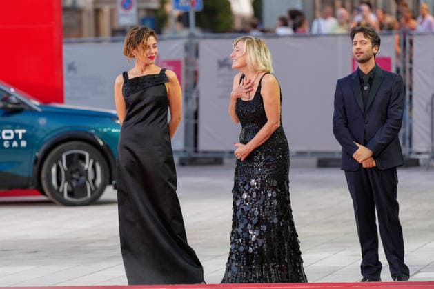 Jssmine Trinca, Valeria Bruni Tedeschi, and Paolo Strippoli attending the screening of *L’Estranea* during the 83rd Venice International Film Festival at the Sala Grande on September 7, 2026, in Venice, Italy. Lucia Sabatelli, Venice, Italy  Copyright: xLuciaxSabatellix xBestimagexLuciaxSabatellix xBestimagex