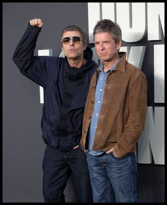 . 07 09 2026. London, United Kingdom. Liam and Noel Gallagher arriving at the Oasis: Don t Look Back in Anger premiere in London.  xStephenxLockx xi-Imagesx IIM-26988-0014