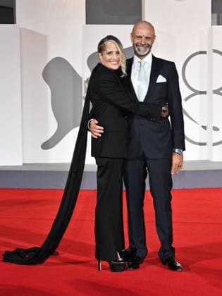 IPA88249282 - Venice, 83rd Venice International Film Festival 2026 - Night 6. Red Carpet: Diva and Woman. Pictured: Heather Parisi and her husband, Umberto Maria Anzolin  Copyright: xSimonexComix xPoolxPhotoxEventsx08x IPA88249282