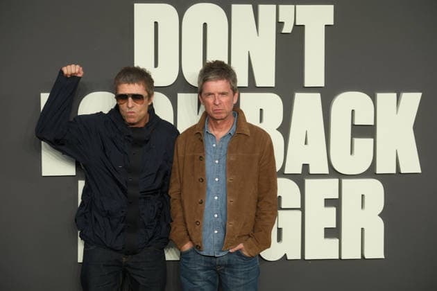 Oasis: Don t Look Back in Anger UK premiere, Cineworld Leicester Square, London, UK, 07 September 2026 Liam Gallagher and Noel Gallagher at the UK premiere of Oasis: Don t Look Back in Anger, Cineworld Leicester Square, London, UK, 07 September 2026., Credit:Julie Edwards Avalon United Kingdom, London Copyright: xJuliexEdwardsx xAvalonx 1132049917