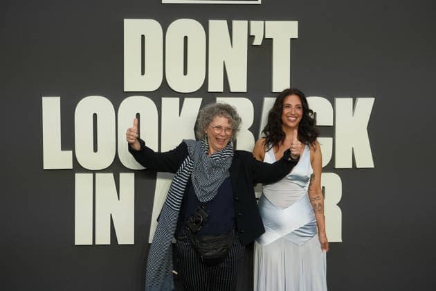 Oasis: Don t Look Back in Anger UK premiere, Cineworld Leicester Square, London, UK, 07 September 2026 Jill Furmanovsky and Leah Furmanovsky at the UK premiere of Oasis: Don t Look Back in Anger, Cineworld Leicester Square, London, UK, 07 September 2026., Credit:Julie Edwards Avalon United Kingdom, London Copyright: xJuliexEdwardsx xAvalonx 1132059690