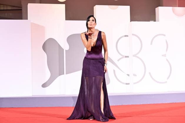 September 7, 2026, Venice, Rome, Italy: Elisabetta Gregoraci on the red carpet for the film The Stranger at the 83rd Venice International Film Festival, Venice, September 7, 2026. Venice Italy  - ZUMAa289 20260907_zia_a289_418 Copyright: xMariaxLauraxAntonellix xAgfx