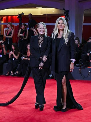 IPA88249679 - Venice, 83rd Venice International Film Festival 2026 - Night 6 - Red carpet for the film *Diva e Donna* - Pictured: Heather Parisi and Tiziana Rocca  Copyright: xManuelexMangiarottix xPoolxPhotoxEventsx08x IPA88249679