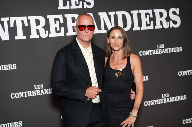 Les Contrebandiers Premiere – Paris AJ US director Padraic McKinley and his wife attends ‘Les Contrebandiers’ (The Weight) photocall film premiere at the Pathe Palace Cinema on September 7, 2026 in Paris, France. Photo by Alexis Jumeau ABACAPRESS.COM Paris France  Copyright: xJumeauxAlexis ABACAx