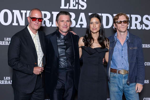 Padraic McKinley, Ethan Hawke, Julia Jones, and Austin Amelio – Photocall for the premiere of the film The Smugglers at the Pathé Palace in Paris, France, on September 7, 2026. Olivier Borde, Bestimage. Photocall for The Smugglers at the Pathé Palace in Paris, France, September 7, 2026 @ Olivier Borde, France Copyright: xOLIVIERxBORDEx xBESTIMAGExOLIVIERxBORDEx xBESTIMAGEx