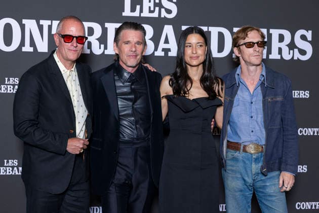 Padraic McKinley, Ethan Hawke, Julia Jones, and Austin Amelio – Photocall for the premiere of the film The Smugglers at the Pathé Palace in Paris, France, on September 7, 2026. Olivier Borde, Bestimage. Photocall for The Weight at the Pathé Palace, France, September 7, 2026 @ Olivier Borde, France Copyright: xOLIVIERxBORDEx xBESTIMAGExOLIVIERxBORDEx xBESTIMAGEx