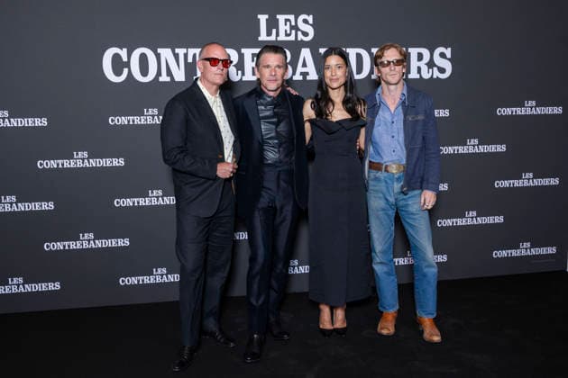 Padraic McKinley, Ethan Hawke, Julia Jones, and Austin Amelio – Photocall for the premiere of the film The Smugglers at the Pathé Palace in Paris, France, on September 7, 2026. Olivier Borde, Bestimage. Photocall for The Weight at the Pathé Palace, France, September 7, 2026 @ Olivier Borde, France Copyright: xOLIVIERxBORDEx xBESTIMAGExOLIVIERxBORDEx xBESTIMAGEx