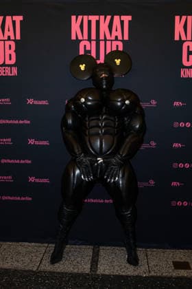 Drag and performance artist pp maus at the photo call for the premiere of the film *Kitkat Club Kinks of Berlin* at the Kino International in Berlin on September 7, 2026. Premiere of the film *Kitkat Club Kinks of Berlin* at the Kino International in Berlin