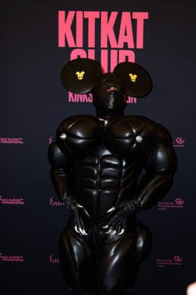Drag and performance artist pp maus at the photo call for the premiere of the film *Kitkat Club Kinks of Berlin* at the Kino International in Berlin on September 7, 2026. Premiere of the film *Kitkat Club Kinks of Berlin* at the Kino International in Berlin