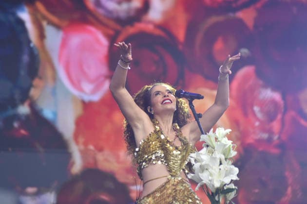 RIO DE JANEIRO, RJ - 07.09.2026: ROCK IN RIO 2026 - Vanessa Da Mata on the Sunset stage at Rock in Rio 2026, this Monday, September 7th. The band Nova Twins at the City of Rock, in Rio de Janeiro, RJ. x3012732x  CristianexMota