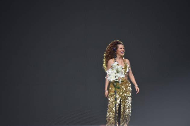 RIO DE JANEIRO, RJ - 07.09.2026: ROCK IN RIO 2026 - Vanessa Da Mata on the Sunset stage at Rock in Rio 2026, this Monday, September 7th. The band Nova Twins at the City of Rock, in Rio de Janeiro, RJ. x3012735x  CristianexMota