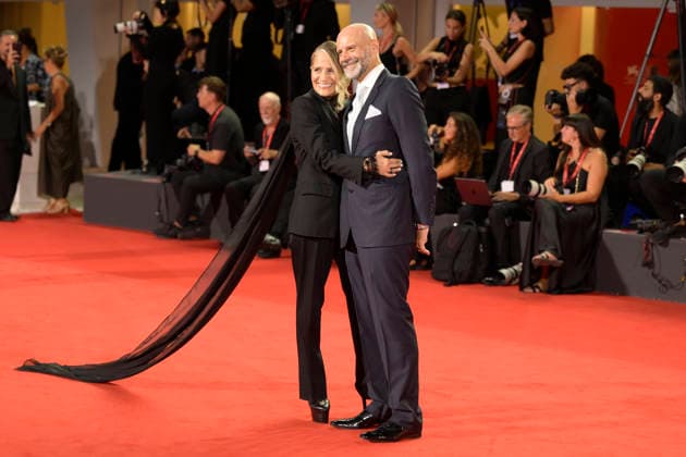 Delegazione Diva e Donna red carpet in Venice Lido - 07 Sep 2026 Heather Parisi (l) and Umberto Maria Anzolin (r) attend the red carpet of Delegazione during the 83rd Venice Film Festival at Palazzo del Cinema. Venice Lido Italy Copyright: xMarioxCartellix xSOPAxImagesx _DSC1113