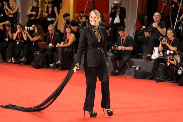Delegazione Diva e Donna red carpet in Venice Lido - 07 Sep 2026 Heather Parisi attends the red carpet of Delegazione during the 83rd Venice Film Festival at Palazzo del Cinema. Venice Lido Italy Copyright: xMarioxCartellix xSOPAxImagesx _DSC1123