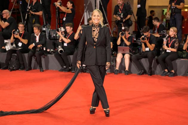 Delegazione Diva e Donna red carpet in Venice Lido - 07 Sep 2026 Heather Parisi attends the red carpet of Delegazione during the 83rd Venice Film Festival at Palazzo del Cinema. Venice Lido Italy Copyright: xMarioxCartellix xSOPAxImagesx _DSC1148