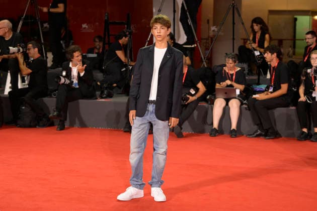 I Figli della scimmia red carpet in Venice Lido - 07 Sep 2026 Tancredi Naldini attends the red carpet of movie I Figli della scimmia during the 83rd Venice Film Festival at Palazzo del Cinema. Venice Lido Italy Copyright: xMarioxCartellix xSOPAxImagesx _DSC1323