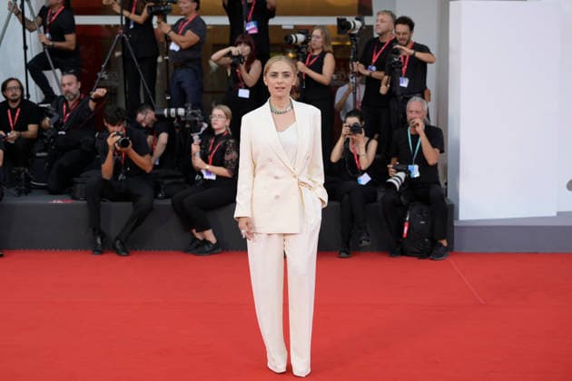 September 7, 2026, Venice Lido, Italy: Greta Scarano attends the red carpet of movie L estranea during the 83rd Venice Film Festival at Palazzo del Cinema. Venice Lido Italy - ZUMAs197 20260907_aaa_s197_254 Copyright: xMarioxCartellix