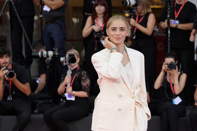 September 7, 2026, Venice Lido, Italy: Greta Scarano attends the red carpet of movie L estranea during the 83rd Venice Film Festival at Palazzo del Cinema. Venice Lido Italy - ZUMAs197 20260907_aaa_s197_255 Copyright: xMarioxCartellix