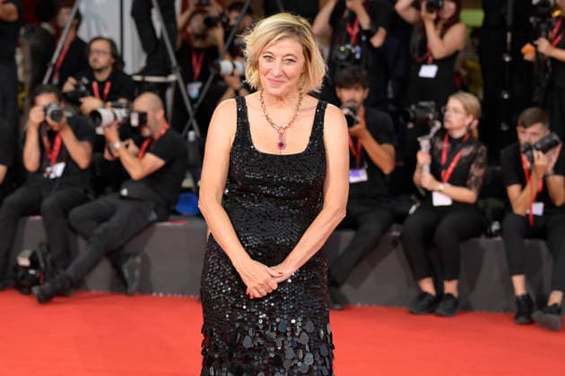 September 7, 2026, Venice Lido, Italy: Valeria Bruni Tedeschi attends the red carpet of movie L estranea during the 83rd Venice Film Festival at Palazzo del Cinema. Venice Lido Italy - ZUMAs197 20260907_aaa_s197_314 Copyright: xMarioxCartellix
