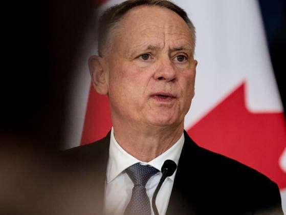 September 7, 2026, Kielce, Poland: Minister of Foreign Affairs of Canada David McGuinty speaks to media during a press conference with Deputy Prime Minister and Minister of Defence of Poland Wladyslaw Kosiniak-Kamysz (not seen) The politicians signed Memorandum of Understanding of bilateral defence cooperation between Canada and Poland. Kielce Poland - ZUMAs197 20260907_aaa_s197_427 Copyright: xDominikaxZarzyckax