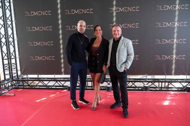 20260906 Elemence Product Launch COLOGNE, GERMANY SEPTEMBER 6, 2026 Rafi Rachek, Daniela Büchner, and Peter Klein at the Elemence product launch on September 6, 2026, in Cologne, North Rhine-Westphalia, Germany