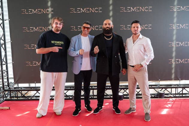 20260906 Elemence Product Launch, Cologne, Germany, September 6, 2026: Touraj Kolai, Pouya Rahmani, and Nader Deljoo at the Elemence product launch on September 6, 2026, in Cologne, North Rhine-Westphalia, Germany