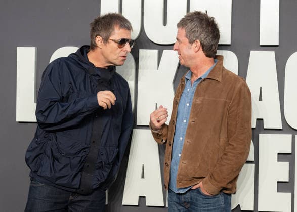 Liam Gallagher and Noel Gallagher attends Oasis: Don t Look Back in Anger UK Premiere at Cineworld Leicester Square in London, England. UK. Monday 7th September 2026. Copyright: xJamesxWarrenx DV4WZ7~1