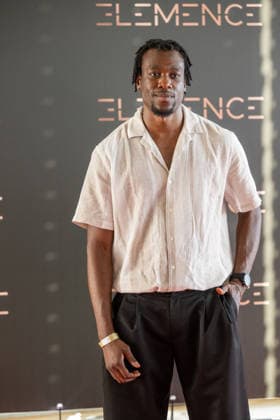 20260906 Elemence Product Launch COLOGNE, GERMANY SEPTEMBER 6, 2026 Jacob Mampuya at the Elemence product launch on September 6, 2026, in Cologne, North Rhine-Westphalia, Germany