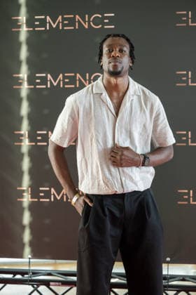 20260906 Elemence Product Launch COLOGNE, GERMANY SEPTEMBER 6, 2026 Jacob Mampuya at the Elemence product launch on September 6, 2026, in Cologne, North Rhine-Westphalia, Germany
