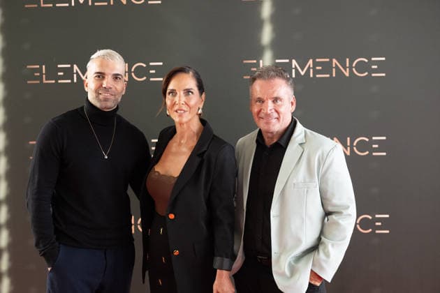 20260906 Elemence Product Launch COLOGNE, GERMANY SEPTEMBER 6, 2026 Rafi Rachek, Daniela Büchner, and Peter Klein at the Elemence product launch on September 6, 2026, in Cologne, North Rhine-Westphalia, Germany