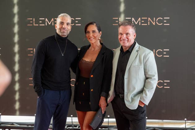 20260906 Elemence Product Launch COLOGNE, GERMANY SEPTEMBER 6, 2026 Rafi Rachek, Daniela Büchner, and Peter Klein at the Elemence product launch on September 6, 2026, in Cologne, North Rhine-Westphalia, Germany