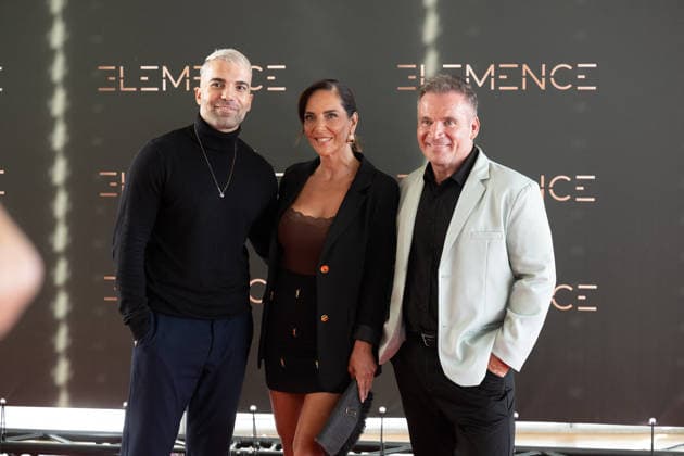 20260906 Elemence Product Launch COLOGNE, GERMANY SEPTEMBER 6, 2026 Rafi Rachek, Daniela Büchner, and Peter Klein at the Elemence product launch on September 6, 2026, in Cologne, North Rhine-Westphalia, Germany
