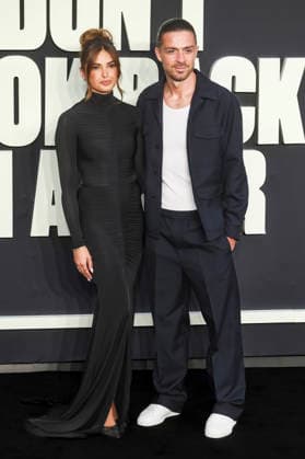 Sasha Attwood and Jack Grealish at the premiere of the documentary *Oasis: Don t Look Back in Anger* at Cineworld Leicester Square in London, September 7, 2026 Foto:xJ.xEdwardsx xFuturexImagex oasis_london_6840