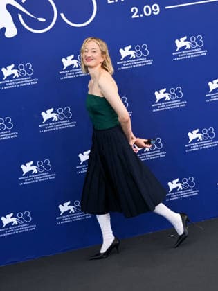 IPA88265382 - Venice, 83rd Venice International Film Festival 2026 - Day 7. Photocall for the film Una Storia. Pictured: Alba Rohrwacher  Copyright: xAlbertoxTerenghix xPoolxPhotoxEventsx08x IPA88265382
