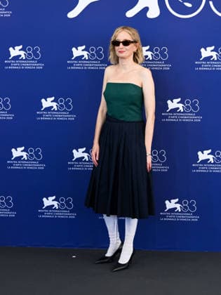 IPA88265349 - Venice, 83rd Venice International Film Festival 2026 - Day 7. Photocall for the film Una Storia. Pictured: Alba Rohrwacher  Copyright: xAlbertoxTerenghix xPoolxPhotoxEventsx08x IPA88265349