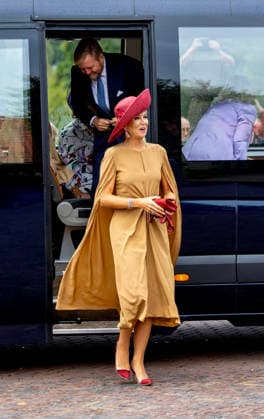 08-09-2026 Drenthe Queen Maxima and King Willem-Alexander visited the diary farm of the family Riedstra-Hoving in Veenhuizen, Drenthe. Â  Copyright: xPPEx