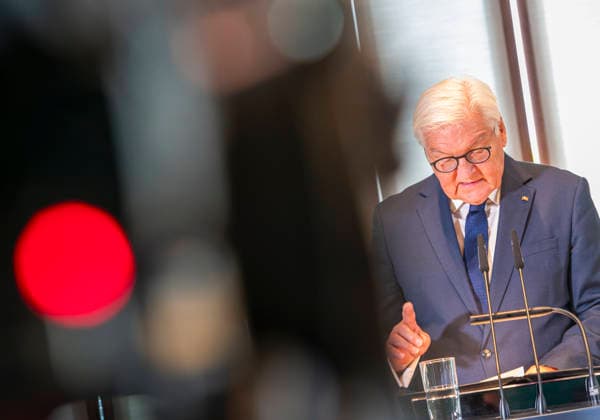 Frank Walter Steinmeier, EUR, Germany, Berlin, September 8, 2026: President Steinmeier awards the Grand Cross with Star of the Order of Merit of the Federal Republic of Germany to Nobel Prize in Literature laureate László Krasznahorkai