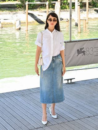 IPA88268307 - Venice, 83rd Venice International Film Festival 2026 - Day 7 - Arrivals at the Casino pier - Pictured: Catherine Caylee Cowan  Copyright: xManuelexMangiarottix xPoolxPhotoxEventsx08x IPA88268307