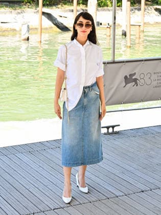 IPA88268308 - Venice, 83rd Venice International Film Festival 2026 - Day 7 - Arrivals at the Casino pier - Pictured: Catherine Caylee Cowan  Copyright: xManuelexMangiarottix xPoolxPhotoxEventsx08x IPA88268308