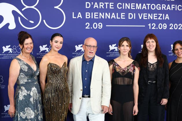 September 8, 2026, Venice Lido, Veneto, Italy: Cast and crew of whom director ALEX GIBNEY during the photocall of the movie Musk at the 83rd Venice Film Festival at Sala Grande in Venice Lido, Italy Venice Lido Italy  - ZUMAc179 20260908_zep_c179_008 Copyright: xMickaelxChavetx
