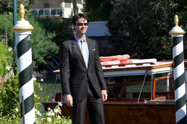 Patrick Schwarzenegger arriving at the pier of the Hotel Excelsior at the 2026 Venice Biennale, 83rd Venice International Film Festival, Venice, September 8, 2026 Foto:xA.xM.xTinghinox xFuturexImagex bunker_6510