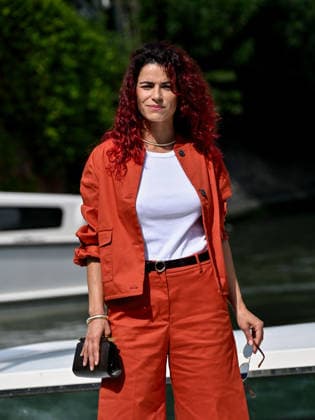 IPA88270709 - Venice, 83rd Venice International Film Festival 2026 - Day 7 - Arrivals at the Casino pier - Pictured: Rosa Diletta Rossi  Copyright: xSimonexComix xPoolxPhotoxEventsx08x IPA88270709