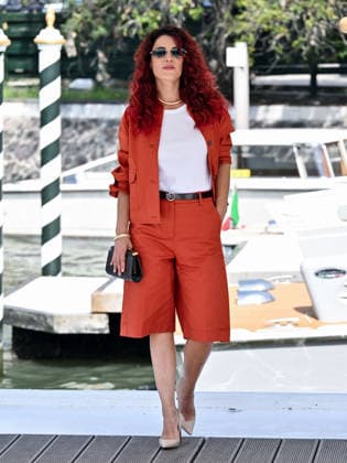IPA88270712 - Venice, 83rd Venice International Film Festival 2026 - Day 7 - Arrivals at the Casino pier - Pictured: Rosa Diletta Rossi  Copyright: xSimonexComix xPoolxPhotoxEventsx08x IPA88270712