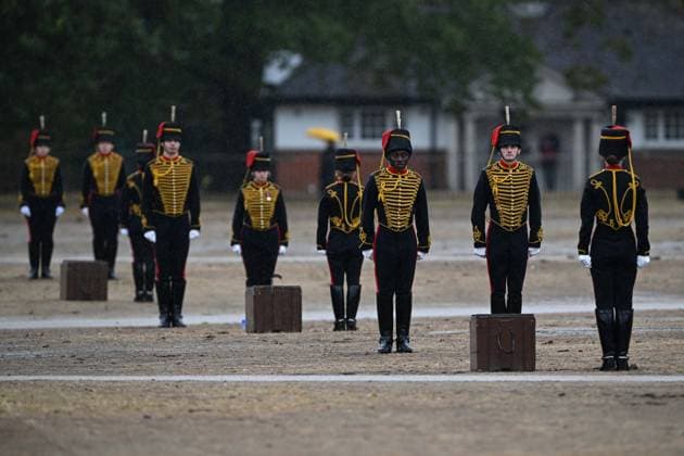 Royal salute in London to mark King Charles III s Accession Day LONDON, UNITED KINGDOM - SEPTEMBER 8: Soldiers of The King s Troop Royal Horse Artillery fire a ceremonial 41-gun salute at Hyde Park, in London, United Kingdom, on September 8, 2026. The ceremonial military event was held to mark the fourth anniversary of King Charles III s accession to the British throne. Rasid Necati Aslim Anadolu London United Kingdom. Editorial use only. Please get in touch for any other usage.  Copyright: x2026xAnadoluxRasidxNecatixAslimx