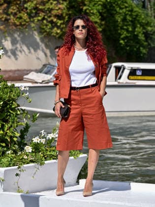IPA88270701 - Venice, 83rd Venice International Film Festival 2026 - Day 7 - Arrivals at the Casino pier - Pictured: Rosa Diletta Rossi  Copyright: xSimonexComix xPoolxPhotoxEventsx08x IPA88270701