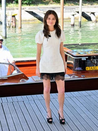 IPA88270337 - Venice, 83rd Venice International Film Festival 2026 - Day 7 - Arrivals at the Casino pier - Pictured: Emily Alyn Lind  Copyright: xManuelexMangiarottix xPoolxPhotoxEventsx08x IPA88270337