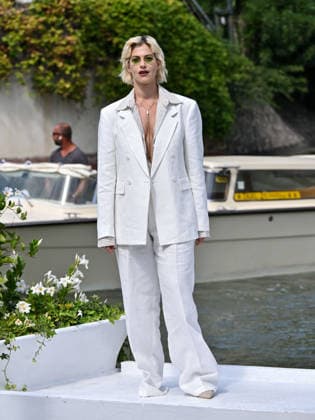 IPA88271611 - Venice, 83rd Venice International Film Festival 2026 - Day 7 - Arrivals at the Casino Pier - Pictured: Tea Falco  Copyright: xSimonexComix xPoolxPhotoxEventsx08x IPA88271611