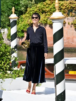 IPA88271565 - Venice, 83rd Venice International Film Festival 2026 - Day 7 - Arrivals at the Excelsior pier - Pictured: Linda Messerklinger  Copyright: xSimonexComix xPoolxPhotoxEventsx08x IPA88271565