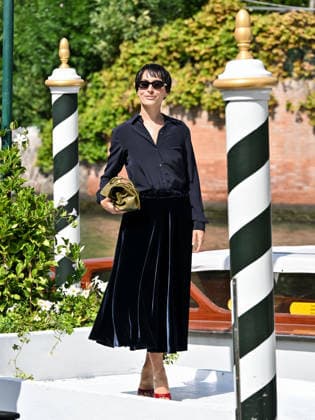 IPA88271569 - Venice, 83rd Venice International Film Festival 2026 - Day 7 - Arrivals at the Excelsior pier - Pictured: Linda Messerklinger  Copyright: xSimonexComix xPoolxPhotoxEventsx08x IPA88271569